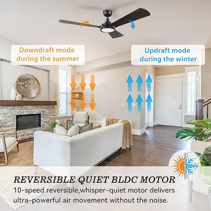 SMAAIR 56inch Smart Wifi Ceiling Fans - Image 7