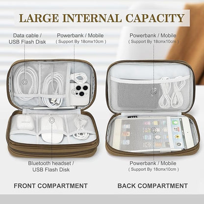 FYY Electronic Organizer, Large Travel Cable Organizer Bag Pouch Electronic - Image 3
