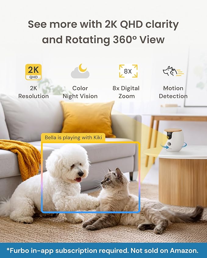 Furbo Mini 360° New 2K QHD Pet Camera - Image 5