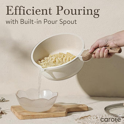CAROTE 1.5Qt & 3.0Qt Sauce Pan Sets - Image 8