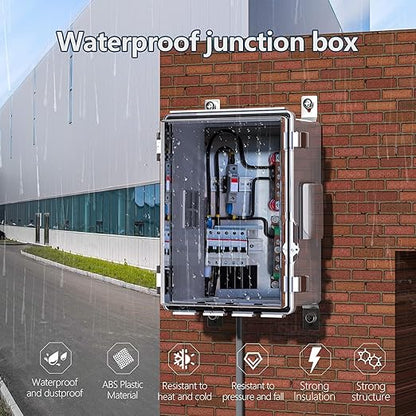 ABS Electrical Junction Box, Ventilated Design, Cable Grommets, IP65 Waterproof - Image 3