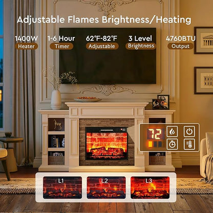 LGHM 72" Electric Fireplace - Image 6
