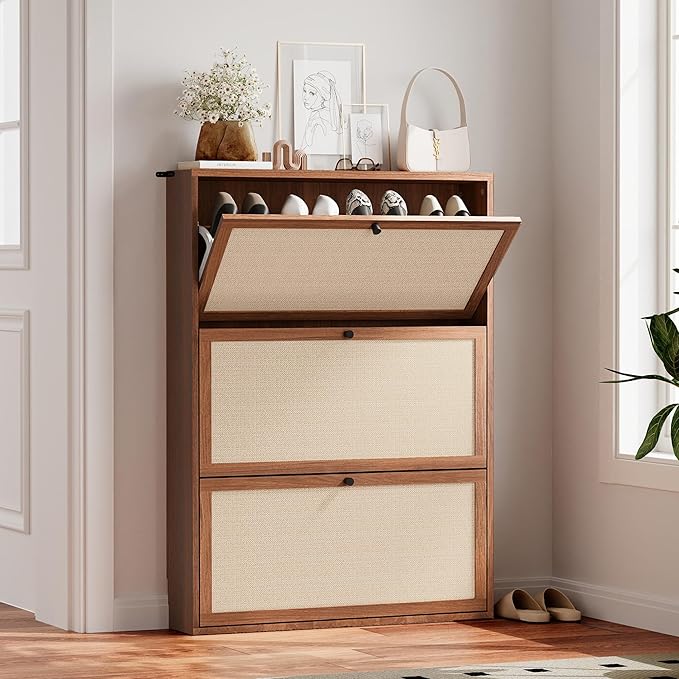 AVZEAR Narrow Shoe Storage Cabinet by AVZEAR