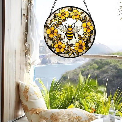 AMDERVEN Stained Glass Window Hanging - Image 4