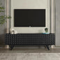 NTC Sapa Mid-Century Modern Solid Wood TV Stand 4-Door Media Console by NTC