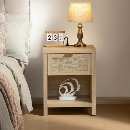 SICOTAS Night Stand with Charging Station - Image 2