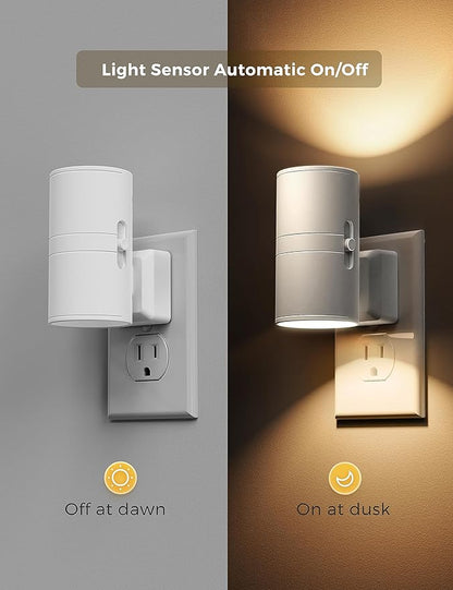 L LOHAS LED 4X Night Light Plug in, LOHAS Modern Night Light - Image 2