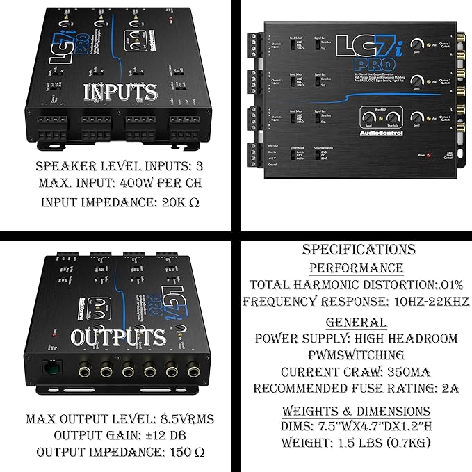 AccuBASS 6-Ch Line Out Converter Kit - Image 2