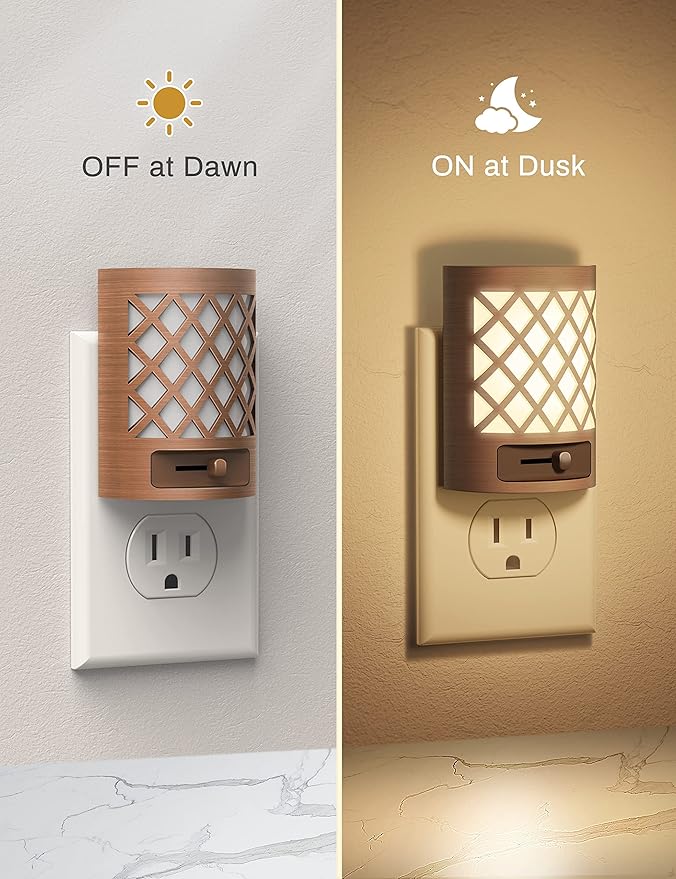 DORESshop Night Light, Night Lights Plug Into Wall, Plug in Night Light - Image 2