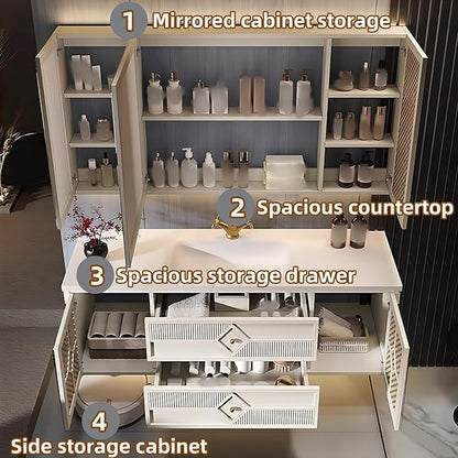 52IN Luxury Floating Bathroom Vanity - Image 7