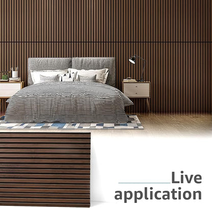 Art3d 4 Pack 47.2 x 23.6in. Wood Slat Acoustic Panels - Image 2
