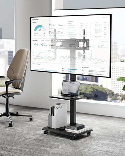ECOTINY Steel Base Rolling TV Stand - Image 8