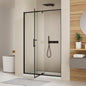 44-48" W x 71" H Pivot Shower Door, Pivot Semi-Frameless Swing Glass Shower Door by RoyalGuard