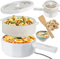 3-In-1 Electric Hot Pot w Dumpling Steamer & Rice Cooker by CucinaPro-AffordableHousewareSolutionsSince2005