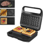 Sunvivi 3 in 1 Sandwich Maker, Electric Waffle Maker by WeGetLife