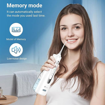 R REVA Cordless Water Flosser for Teeth, Gums & Braces – 4 Modes, 300ML Tank - Image 7