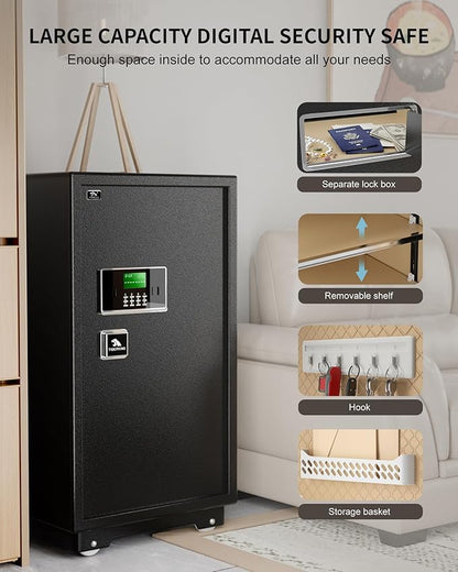 【US STOCK】TIGERKING 7.2 Cubic Feet Extra Large Heavy Duty Safe Box, Home Safe - Image 3