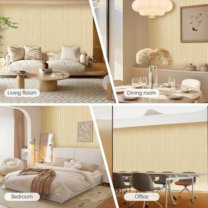ARMURO Wall Panels for Interior Wall Decor, Oak Wood Veneer Acoustic Wall Panels - Image 5