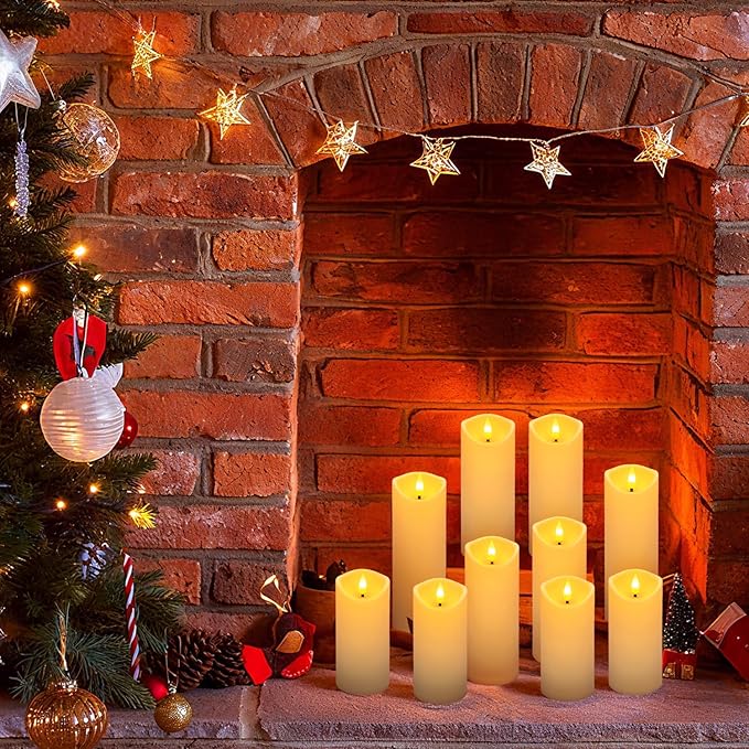 24 Pack Christmas Decoration Flickering Flameless Candles, Battery Operated - Image 5