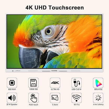 Interactive Smart Board for Classroom, 55” 8+128 GB Electronic Digital - Image 6