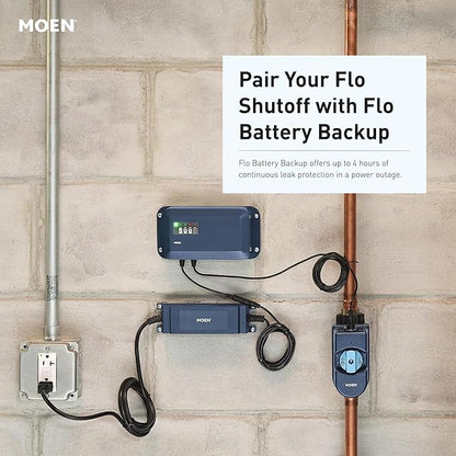 Moen Flo Smart Water Monitor and Automatic Shutoff Sensor, Wi-Fi Water Leak - Image 14