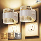 L LOHAS LED Night Light, 3CCT Bubble Night Lights Plug into Wall, 2 Pack by LLOHASLED