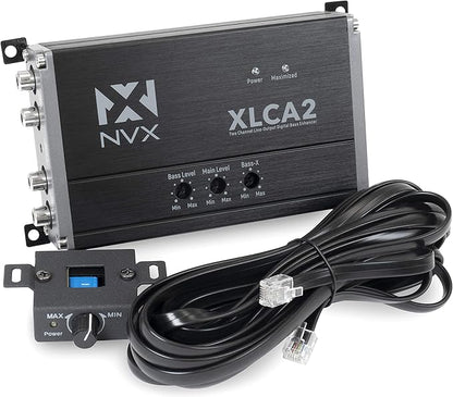 NVX XLCA2 X-Series 2-Channel Line Out Converter Digital Bass Enhancer by NVX