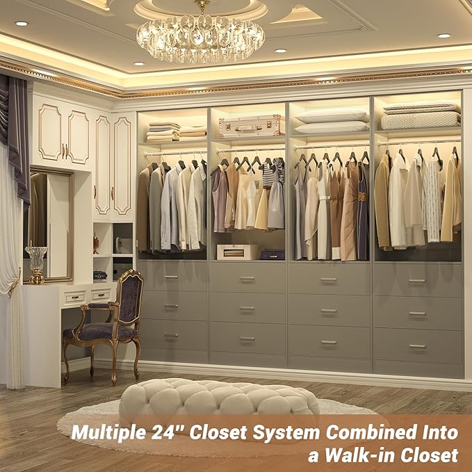 Closet System Set of 4, 8FT Closet Systems - Image 2