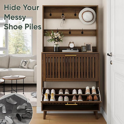 Upgraded 62.99“ Tall Shoe Cabinet - Image 5
