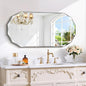 GLASHOM Beveled Edge Frameless Bathroom Mirror, Oval Wall Mirror by GLASHOM