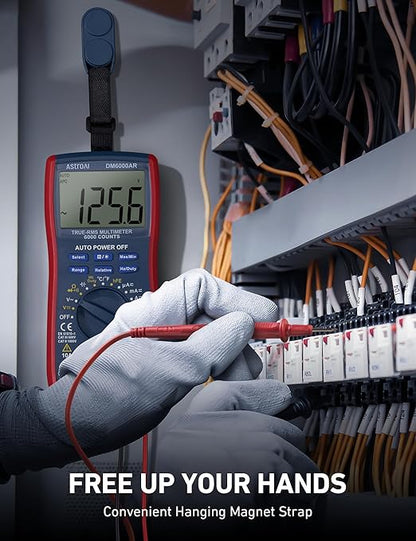 AstroAI Digital Multimeter and Analyzer TRMS 6000 Counts Volt Meter Ohmmeter - Image 6