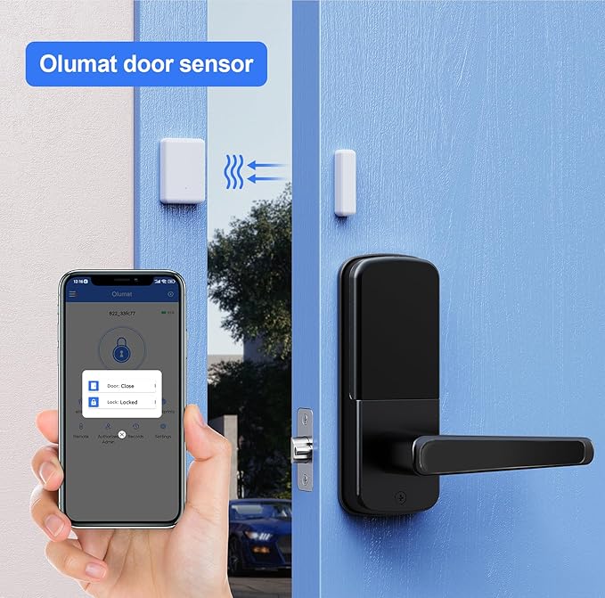 Smart Lock with WiFi Gateway, Keyless Entry Lock with Handle - Image 4