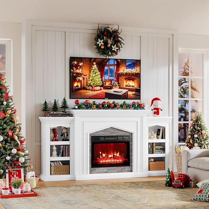 Naice 80" Electric Fireplace - Image 2