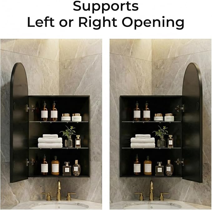 LED Corner Medicine Cabinet - Image 5