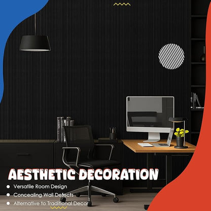 10 Pack Acoustic Panels, 47.2”x23.6“x0.4” Acoustic Wall Panels, Large - Image 5