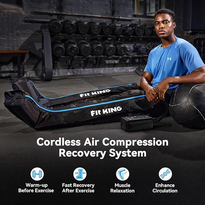 FIT KING Cordless Recovery System, Professional Air Compression Massager - Image 2