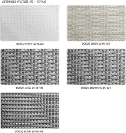 HILADUO Customized Solar Screen Roller Shade Blinds - Image 3