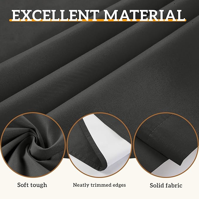 100% Blackout Curtains 54 Inch Length - Image 8