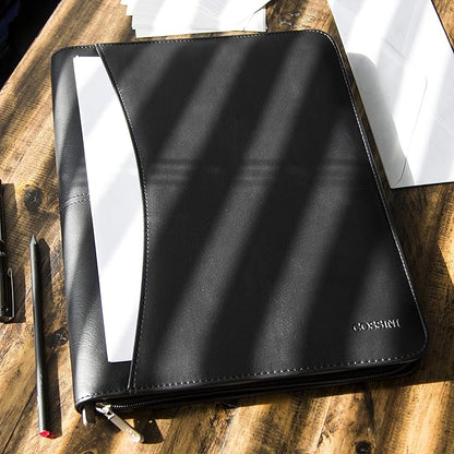 Cossini Black Superior Vegan Leather Business Portfolio - Image 7
