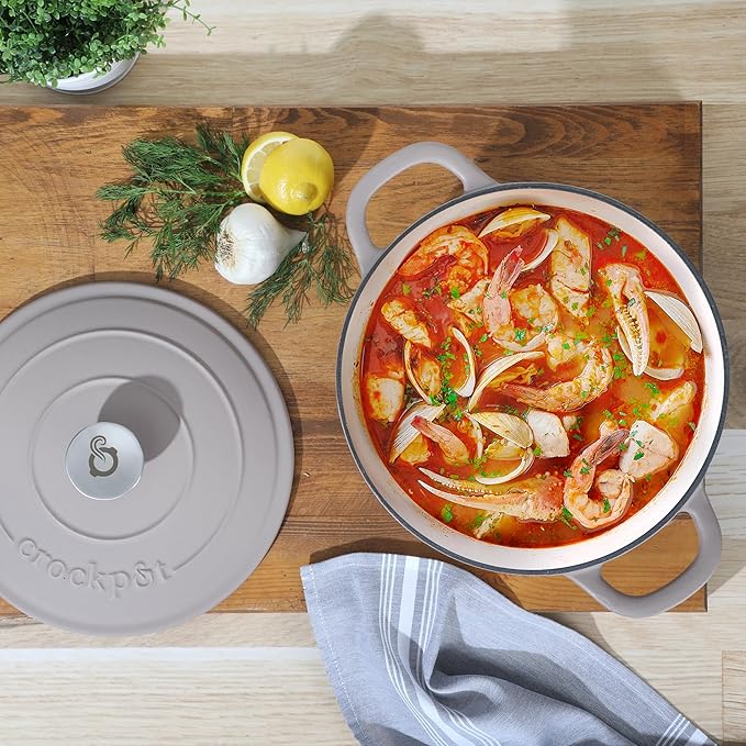 Crock-Pot Artisan 5-Quart Round Cast Iron Dutch Oven - Image 3
