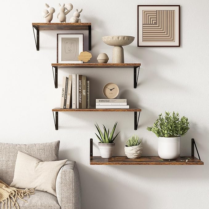 Deep Floating Shelves for Wall, 10 Inch Deep Floating Shelf - Image 2