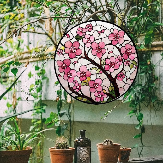CRISGIF Stained Glass Window Hanging - Image 5