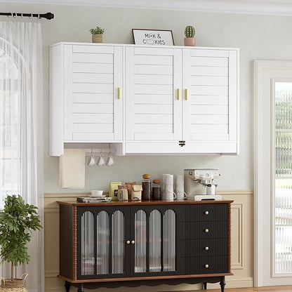 PAKASEPT 44.8" W Kitchen Wall Cabinet, Laundry Room Cabinets - Image 8