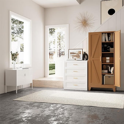 71" Tall Pantry Cabinet, Kitchen Pantry Storage Cabinets - Image 2