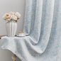 Beauoop Blue Floral Jacquard Blackout Curtains 108 Inches Long 2 Panels by Beauoop