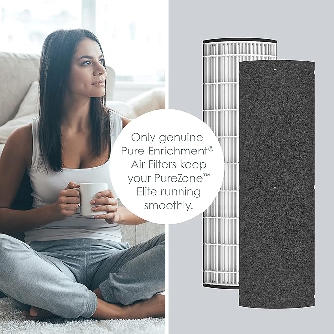 Pure Enrichment® Genuine 2-in-1 True HEPA Replacement Filter - Image 3