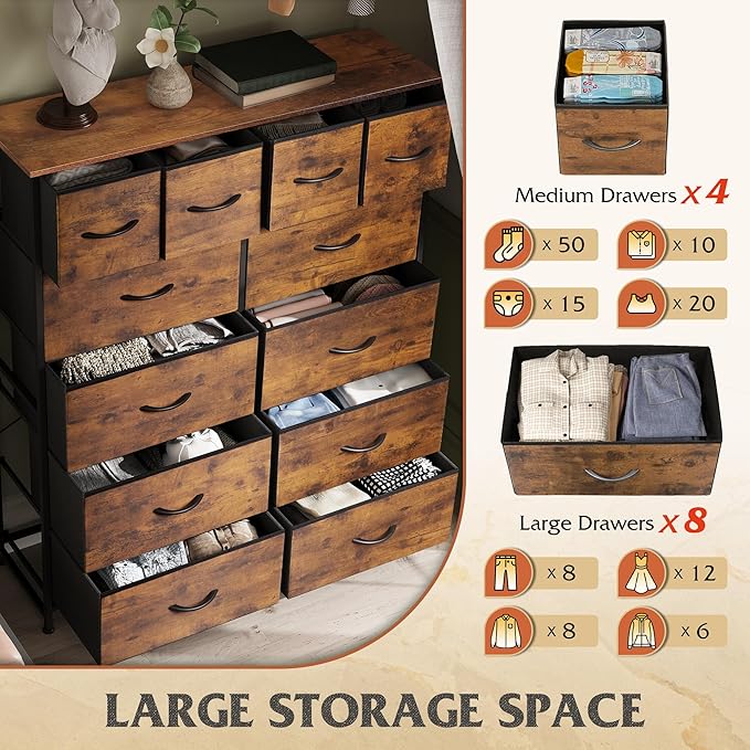 WLIVE Tall Dresser for Bedroom - Image 5