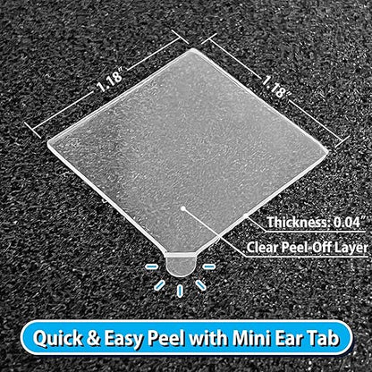 FOROOMACO 300 Pack Mini Ear Double-Sided Mounting Tape Square Heavy Duty - Image 2