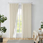 Central Park Sand Pinch Pleat Blackout Curtain Panel with Hooks, 40"x102"x2 | with Full Blackout Liner, Linen Textured, Energy Efficient, Noise Reducing, Window Treatment Drape, Living Room Bedroom