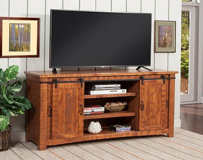 Martin Svensson Home Omaha Solid Wood TV Stand, Honey Tobacco - Image 2